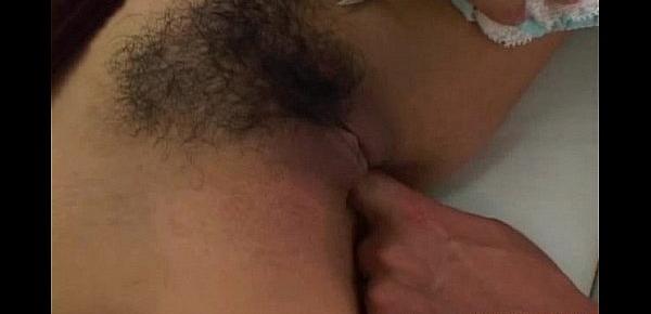  Busty Marie Sugimoto vibrator and fingering pleasures!